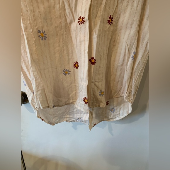 Size S Madewell cotton floral blouse - Picture 7 of 8